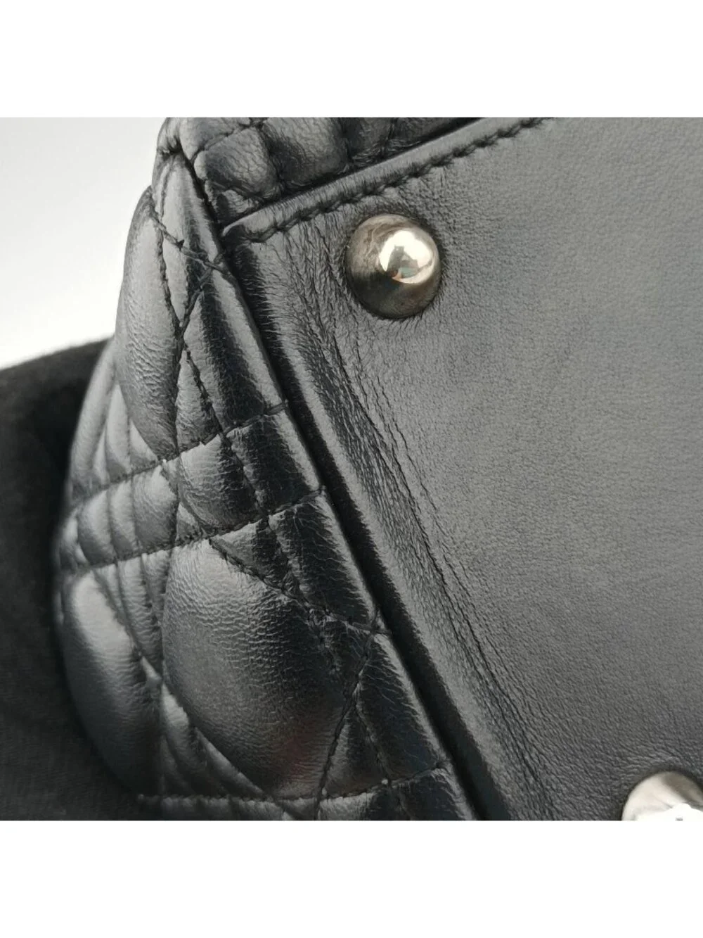 Dior Lady Black Lambskin Handbag